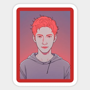 Anime Boy Potrait Sticker